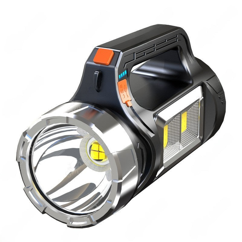Solar Powered Rechargeable LED Flashlight