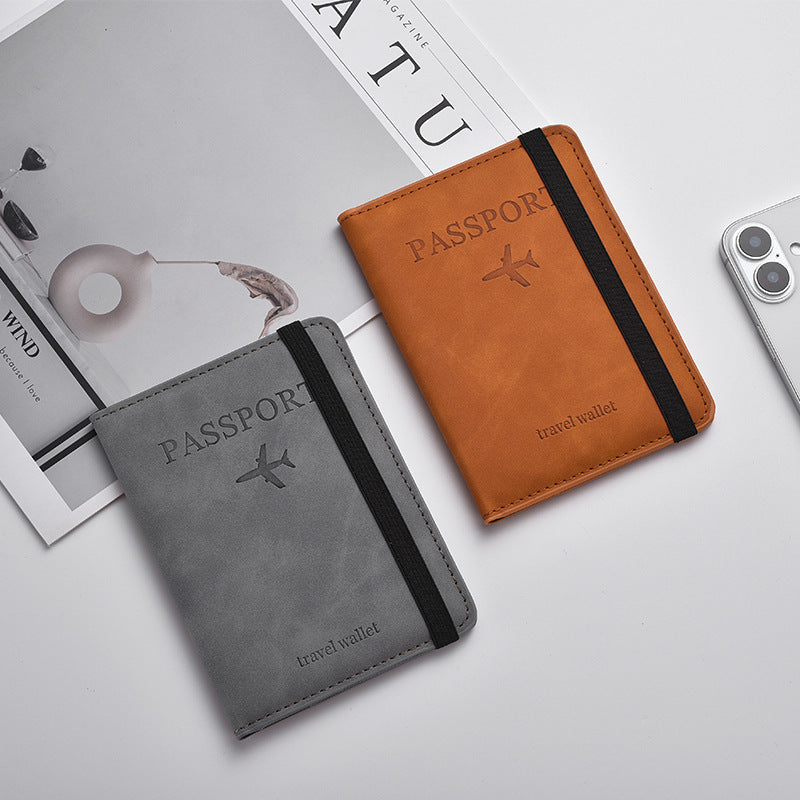 Passport Cover, Anti-Skimming Protective Sleeve for ID Cards and Bank Cards