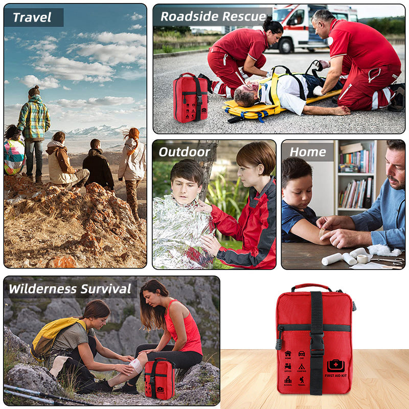 Multifunctional survival first-aid kit