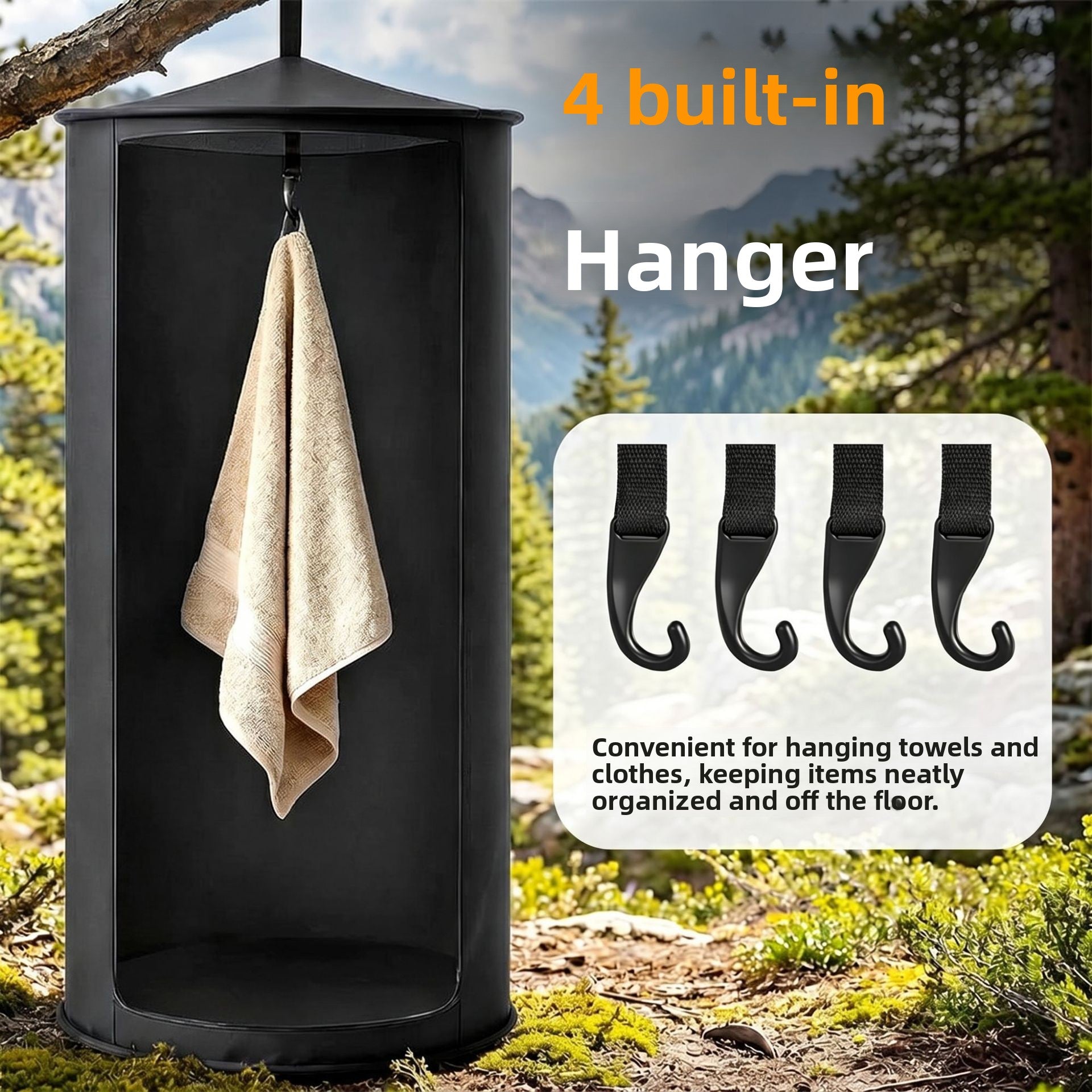 Portable Instant Pop-Up Privacy Shower Tent