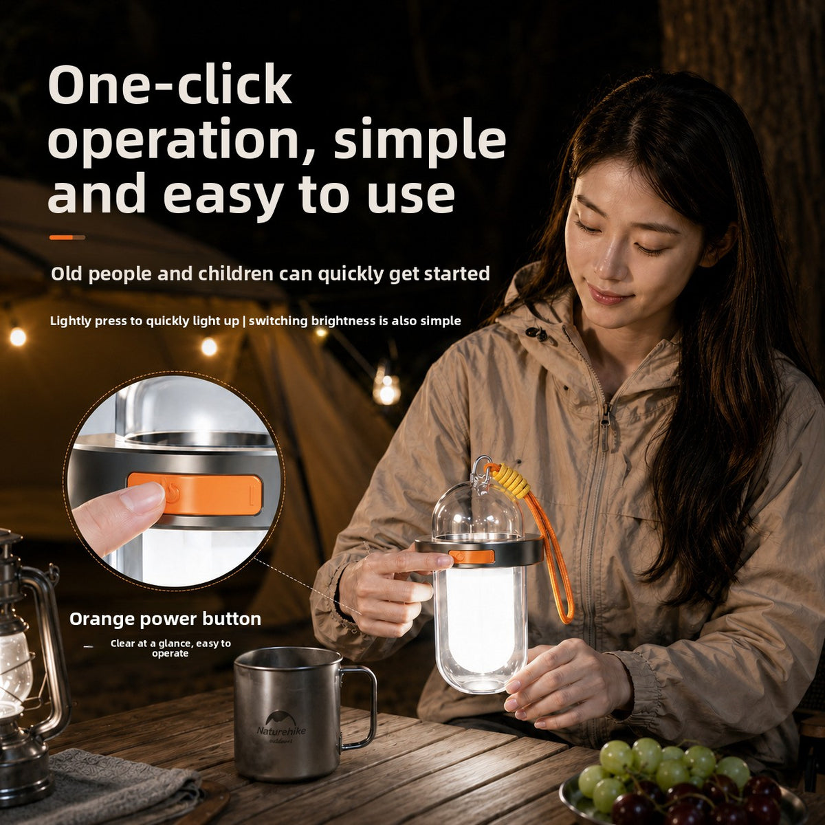 Portable Solar Outdoor Camping Light