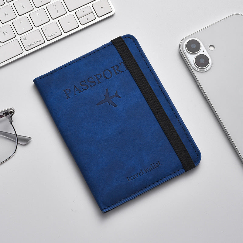 Passport Cover, Anti-Skimming Protective Sleeve for ID Cards and Bank Cards