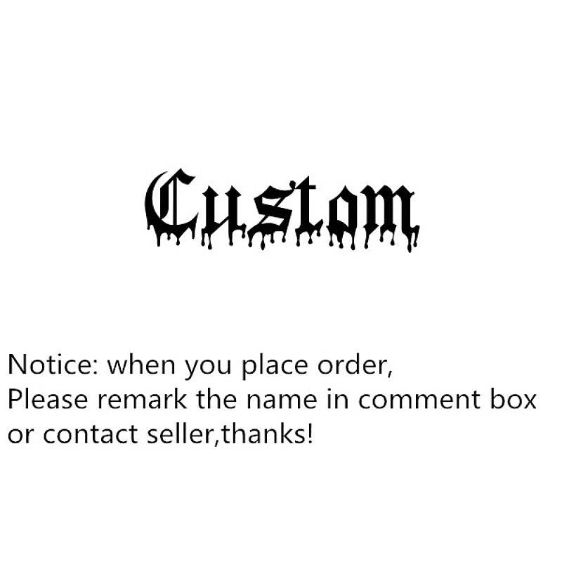 Gothic Name Necklace – Custom Cuban Chain