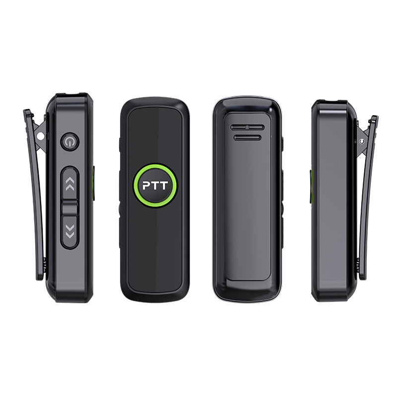 Mini Wireless Bluetooth Walkie Talkie with Ear Hook