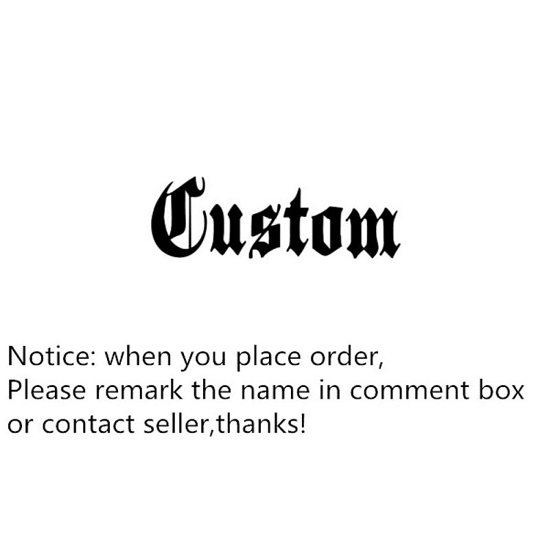 Gothic Name Necklace – Custom Cuban Chain