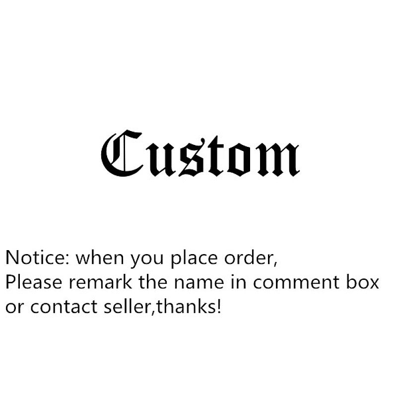 Gothic Name Necklace – Custom Cuban Chain