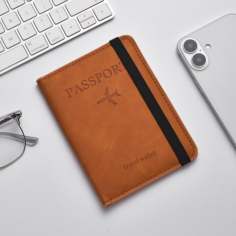 Passport Cover, Anti-Skimming Protective Sleeve for ID Cards and Bank Cards