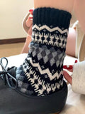 Fleece Lined Wool Mid Calf Socks