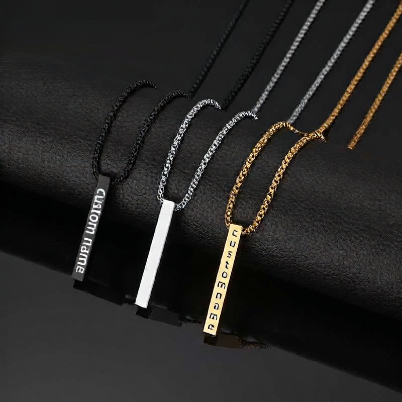 Custom Name Necklace – Multi-Chain Styles