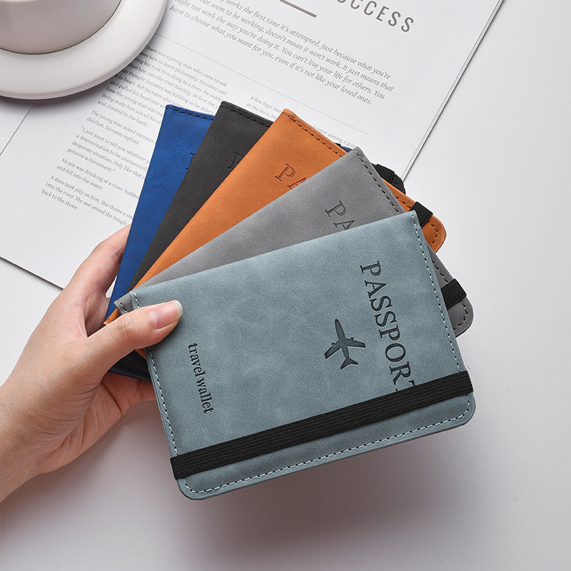 Passport Cover, Anti-Skimming Protective Sleeve for ID Cards and Bank Cards