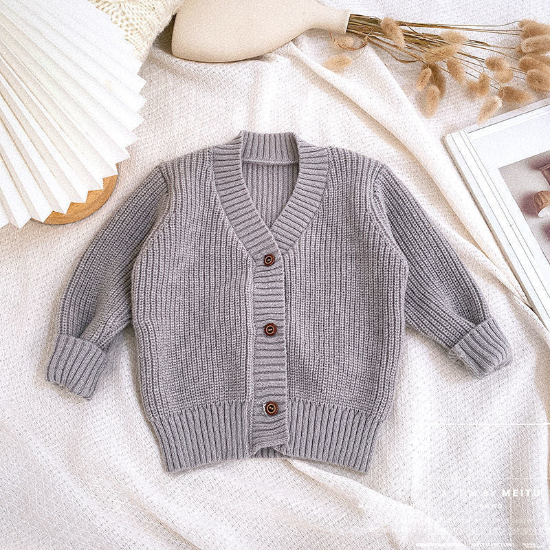 Handmade Personalized Baby Knit Cardigan