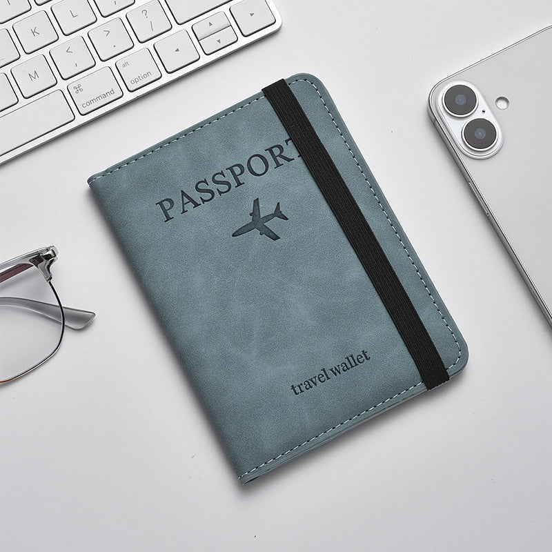 Passport Cover, Anti-Skimming Protective Sleeve for ID Cards and Bank Cards
