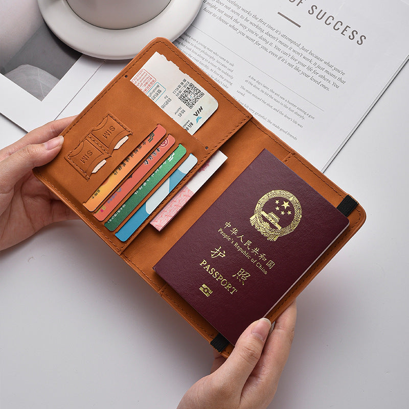 Passport Cover, Anti-Skimming Protective Sleeve for ID Cards and Bank Cards