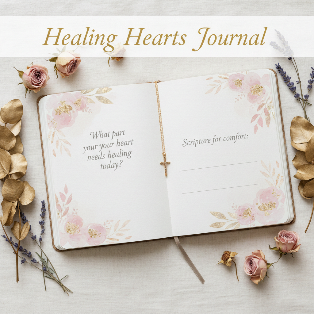 PLR Healing Hearts Journal - Printable Forgiveness and Bible Journal